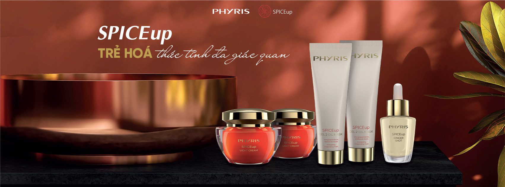Phyris Ra Mắt Sản Phẩm Trẻ Hoá Spiceup Thức Tỉnh Đa Giác Quan